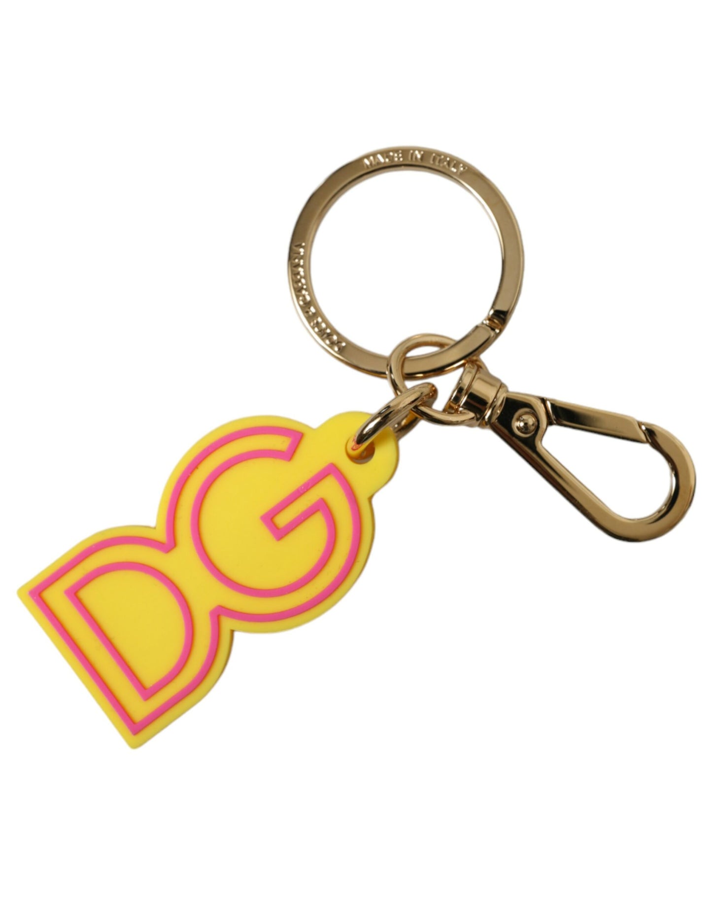 Dolce & Gabbana Chic Yellow Gold Keychain Charm Dolce & Gabbana