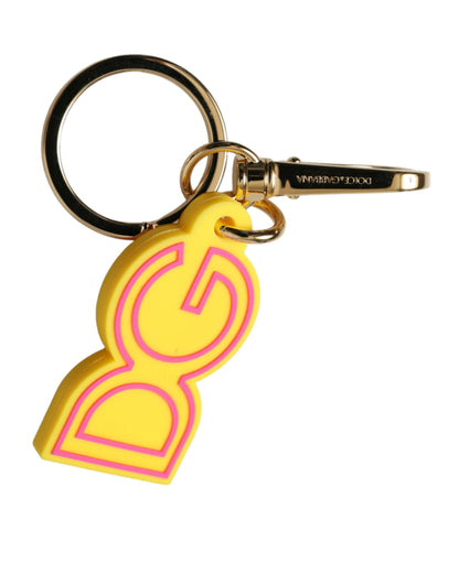 Dolce & Gabbana Chic Yellow Gold Keychain Charm Dolce & Gabbana