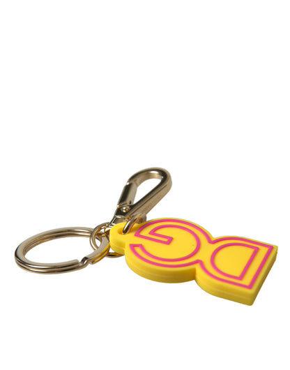 Dolce & Gabbana Chic Yellow Gold Keychain Charm Dolce & Gabbana