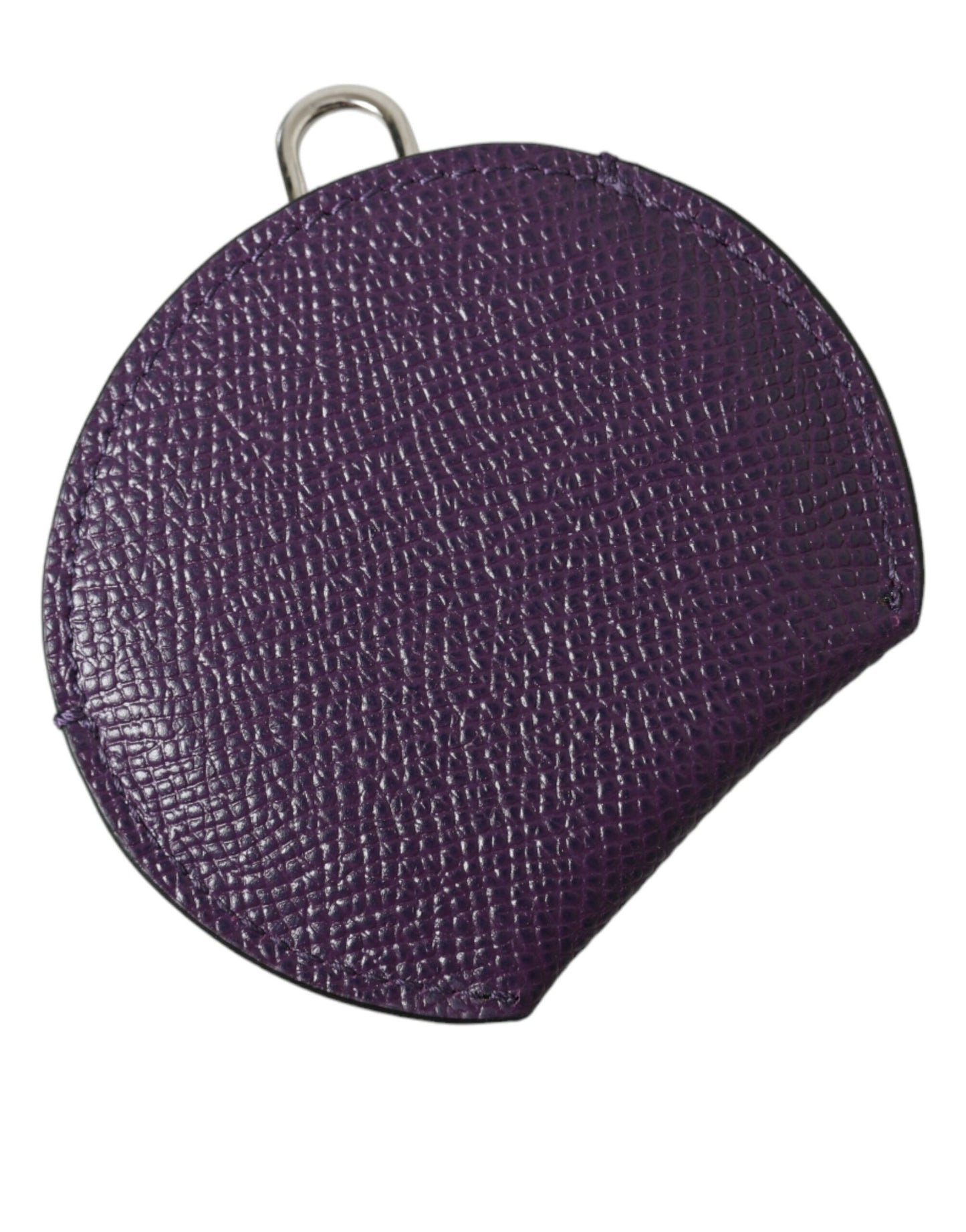 Dolce & Gabbana Elegant Purple Leather Mirror Holder Dolce & Gabbana