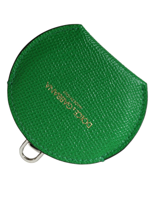 Dolce & Gabbana Emerald Leather Hand Mirror Holder Dolce & Gabbana