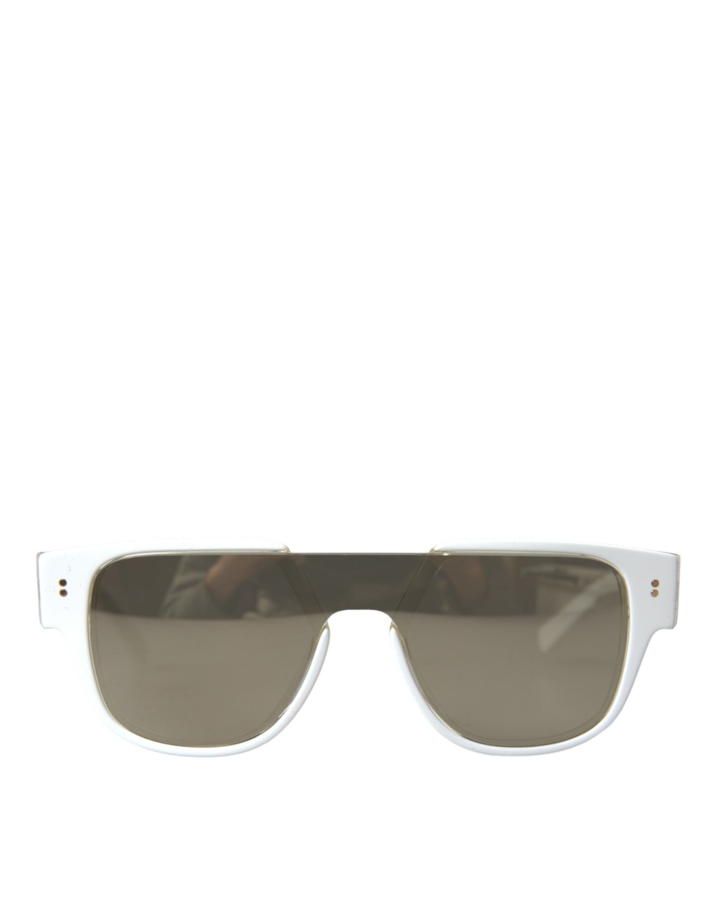 Dolce & Gabbana Chic White Acetate Designer Sunglasses Dolce & Gabbana