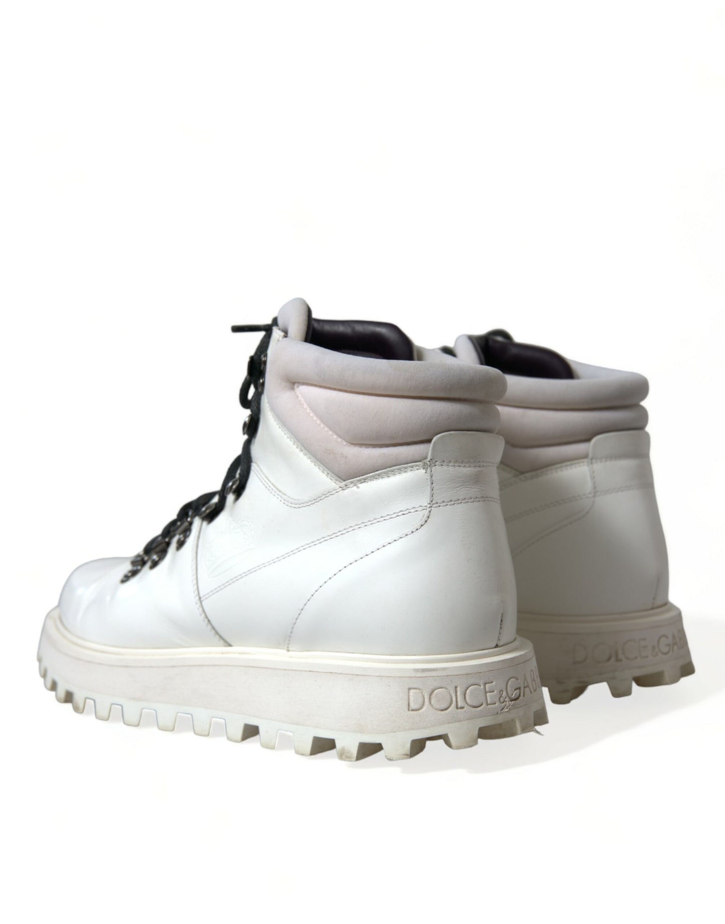 Dolce & Gabbana Pristine White Italian Ankle Boots Dolce & Gabbana