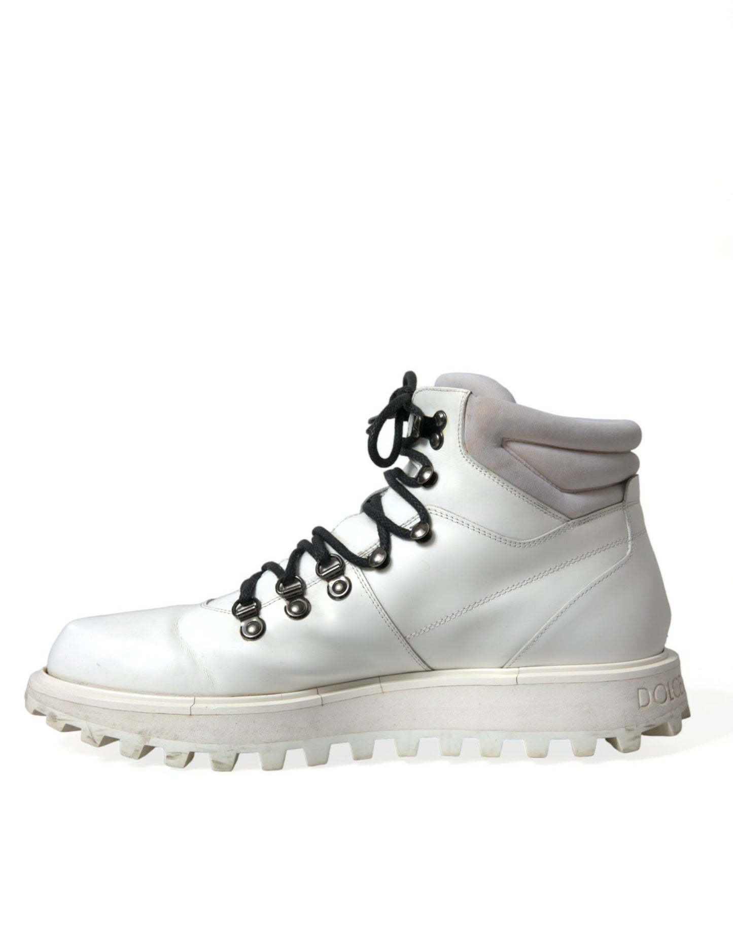 Dolce & Gabbana Pristine White Italian Ankle Boots Dolce & Gabbana