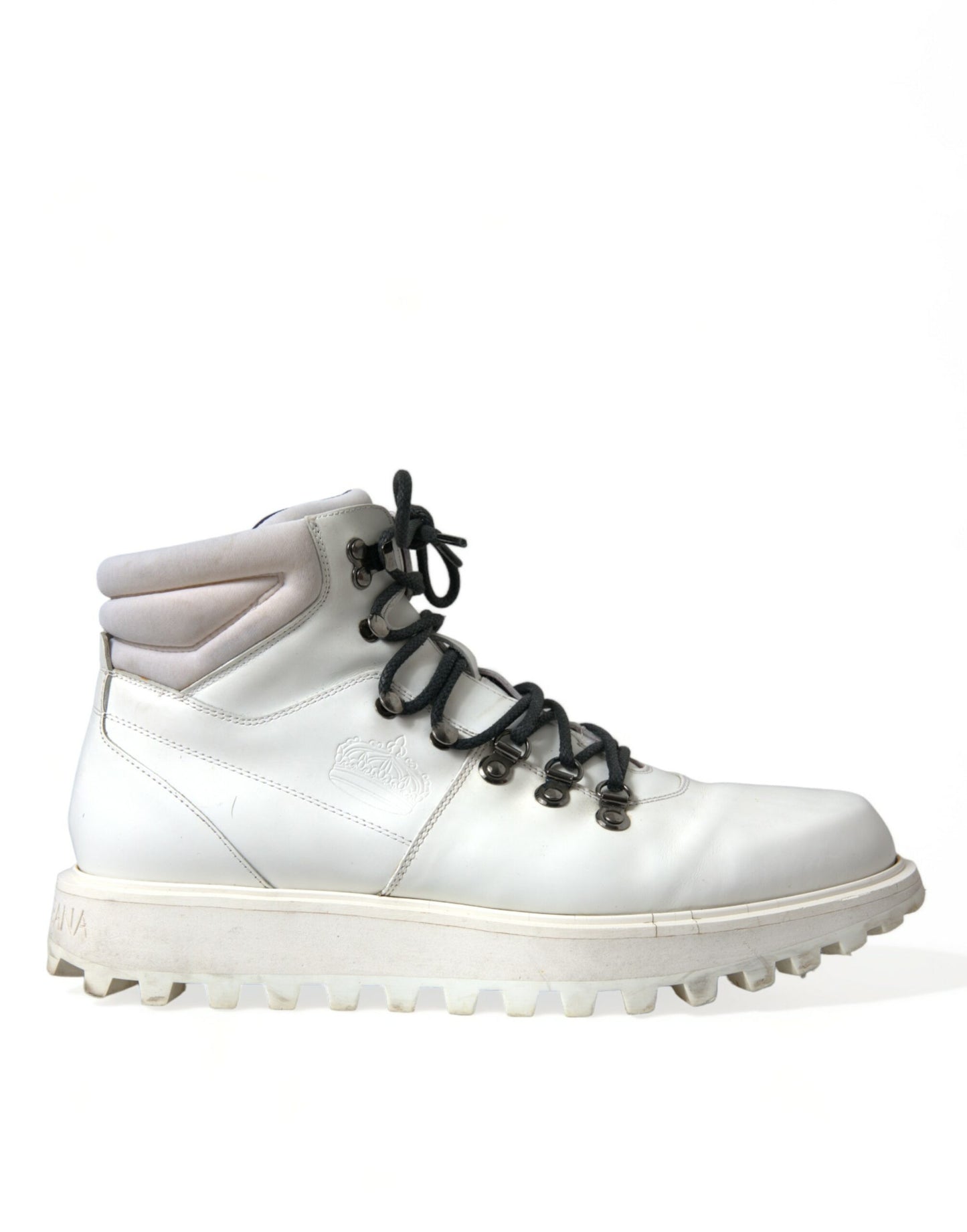 Dolce & Gabbana Pristine White Italian Ankle Boots Dolce & Gabbana