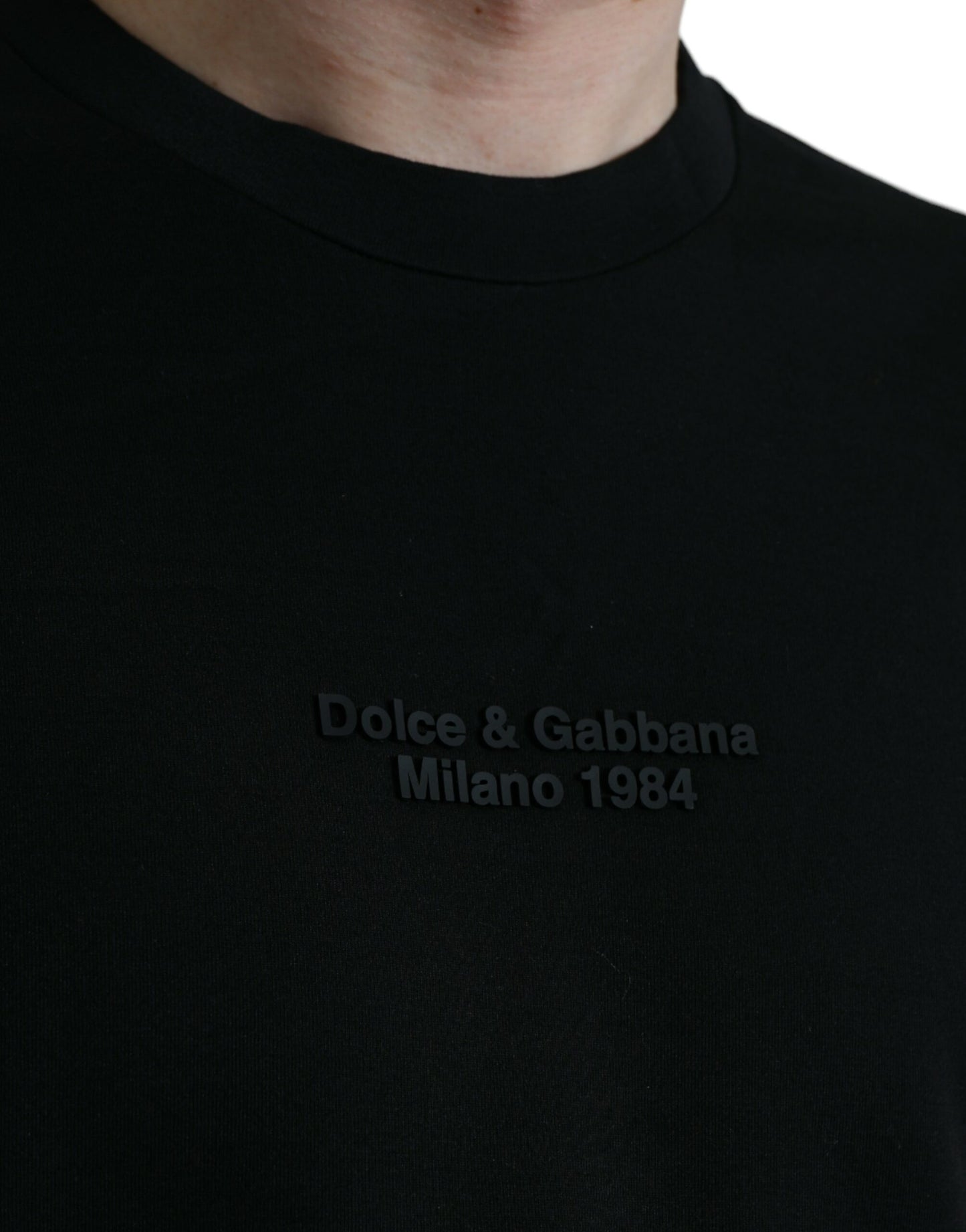 Dolce & Gabbana Elegant Leopard Print Crew Neck Tee Dolce & Gabbana