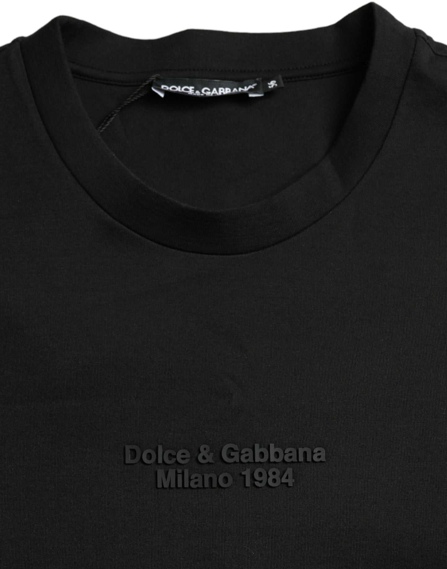 Dolce & Gabbana Elegant Leopard Print Crew Neck Tee Dolce & Gabbana