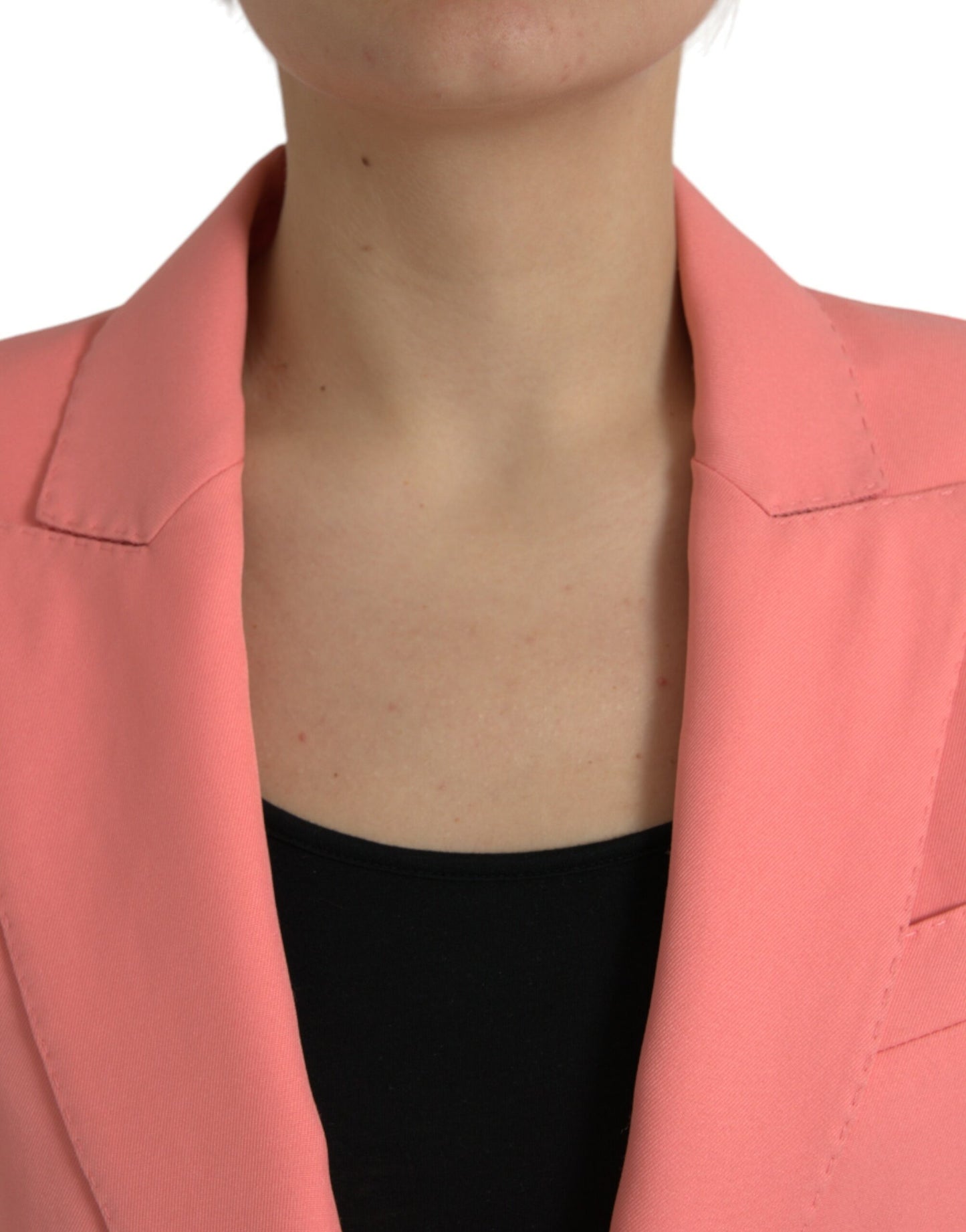 Dolce & Gabbana Chic Pink Peak Lapel Blazer Dolce & Gabbana