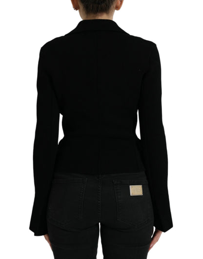 Dolce & Gabbana Elegant Black Designer Blazer for Women Dolce & Gabbana