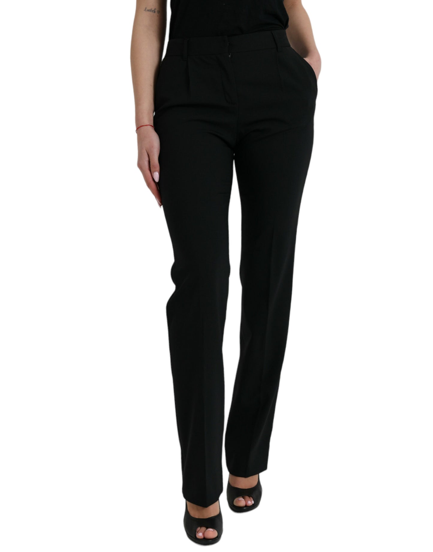 Dolce & Gabbana Elegant Tapered Wool Trousers Dolce & Gabbana