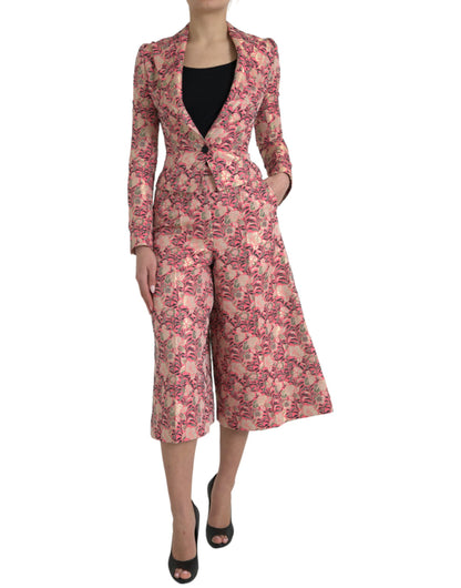 Dolce & Gabbana Elegant Pink Slim Fit Two-Piece Suit Dolce & Gabbana