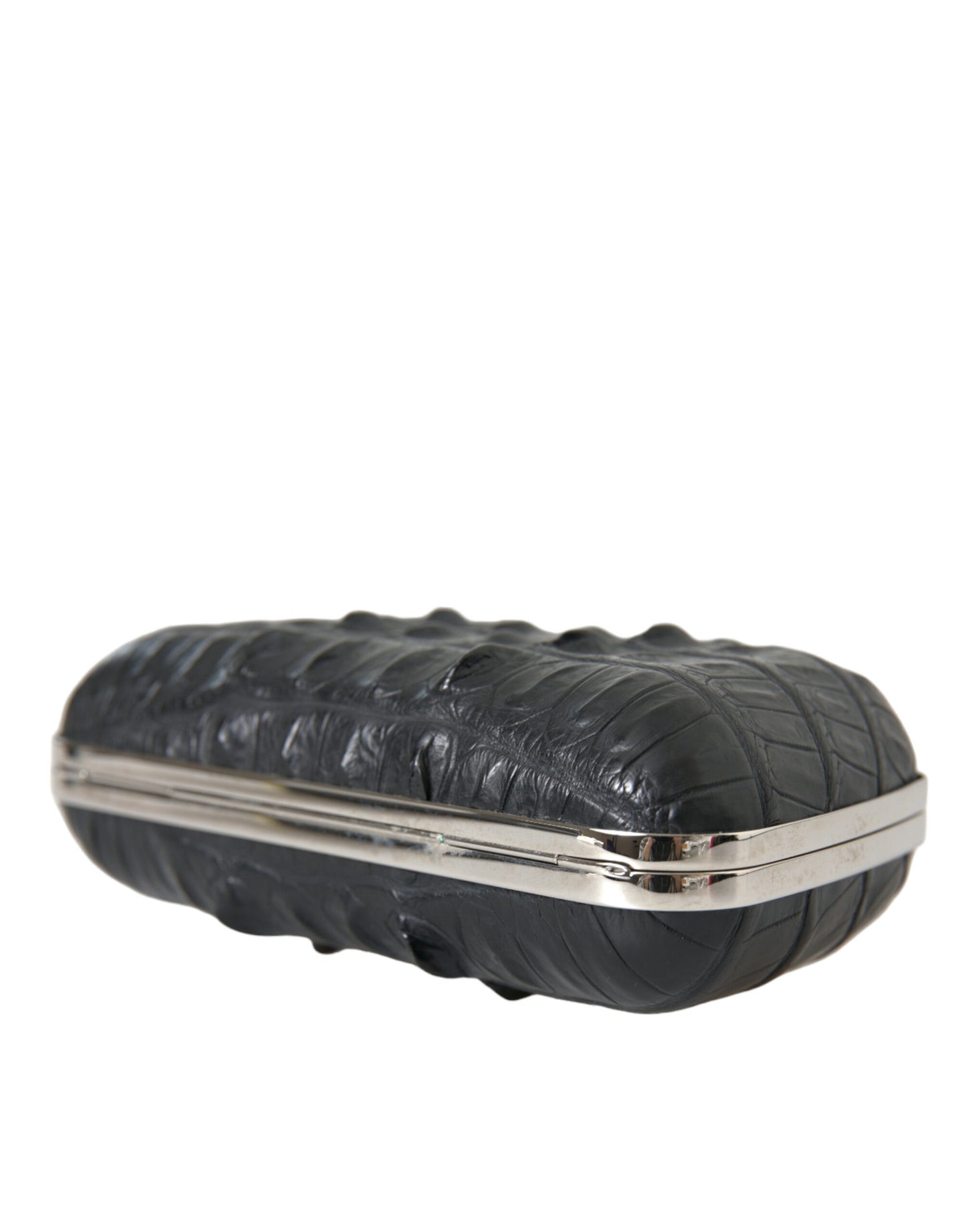 Balenciaga Elegant Crocodile Leather Evening Clutch Balenciaga