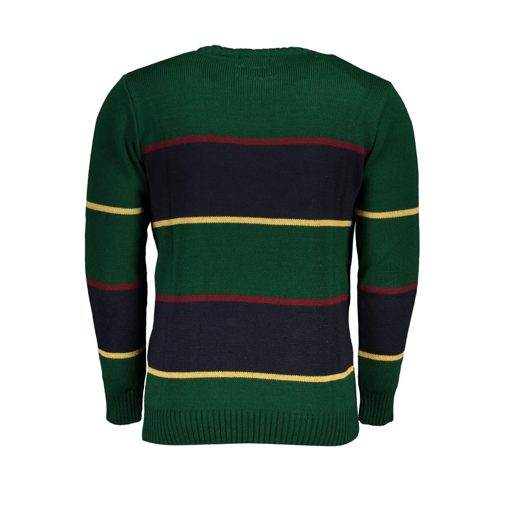 U.S. Grand Polo Green Fabric Sweater U.S. Grand Polo