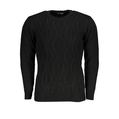 U.S. Grand Polo Black Fabric Sweater U.S. Grand Polo