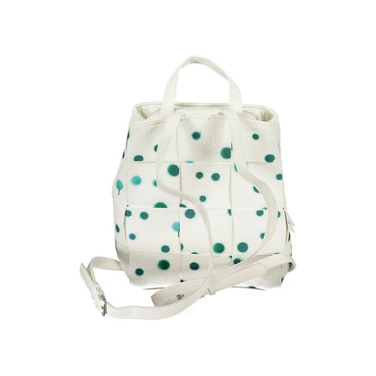 Desigual White Polyethylene Backpack Desigual