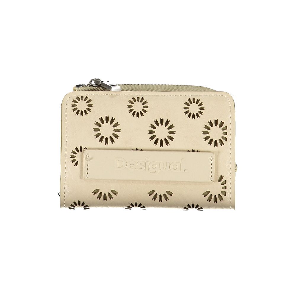 Desigual Beige Polyethylene Wallet Desigual