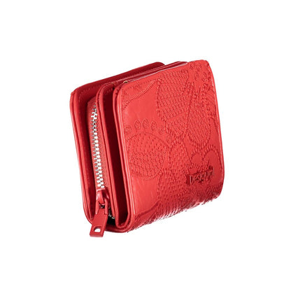 Desigual Red Polyethylene Wallet Desigual