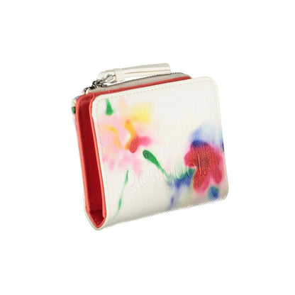 Desigual White Polyester Wallet Desigual