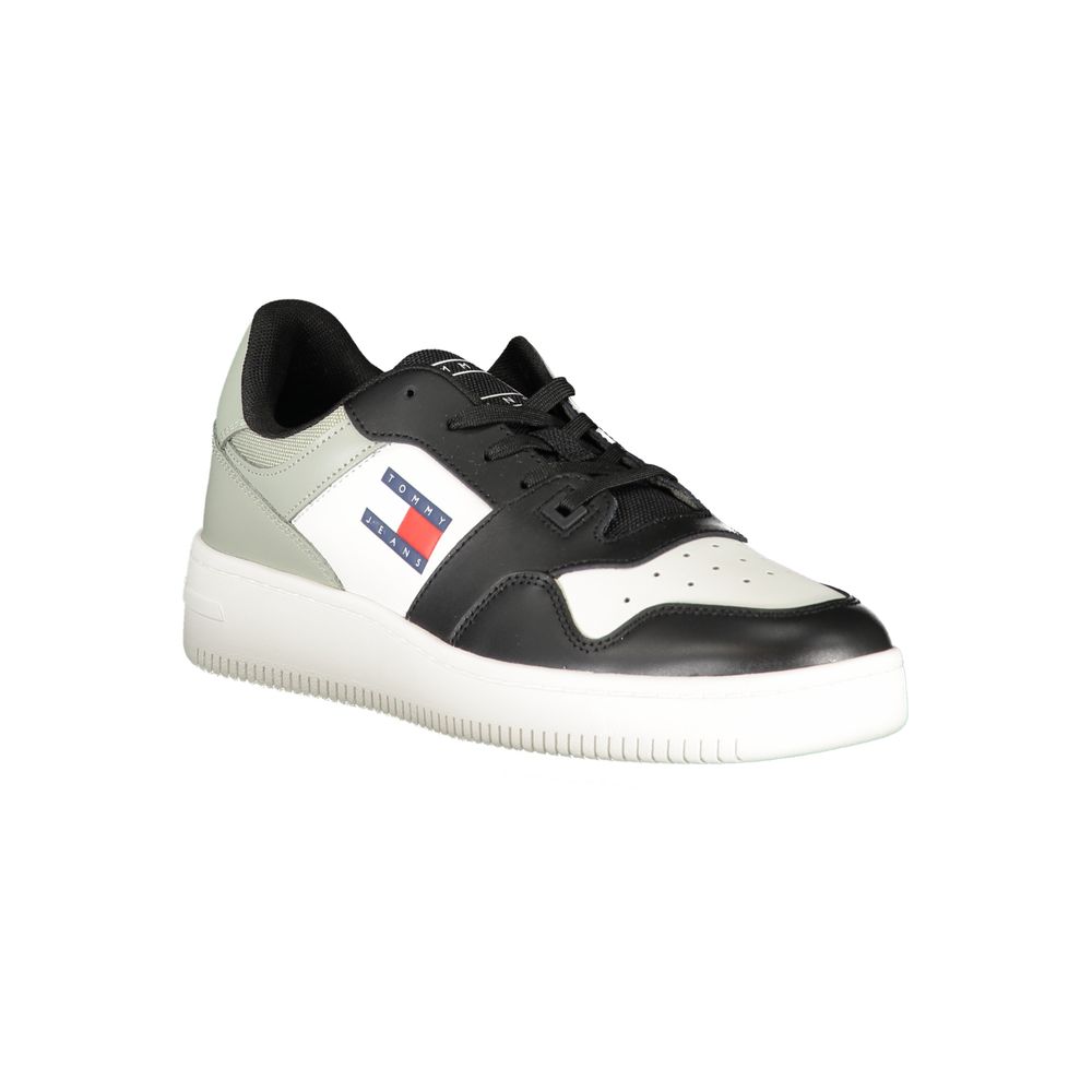 Tommy Hilfiger Black Polyester Sneaker