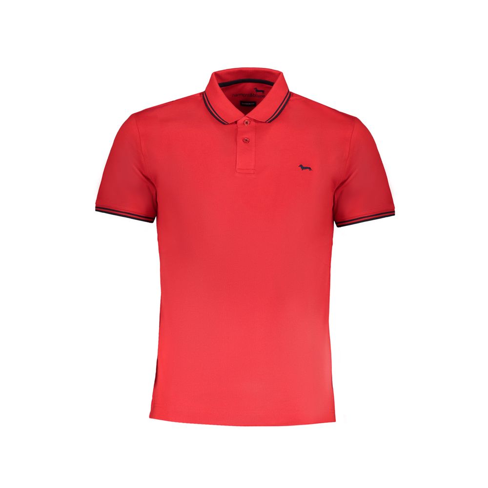 Harmont & Blaine Red Cotton Polo Shirt Harmont & Blaine