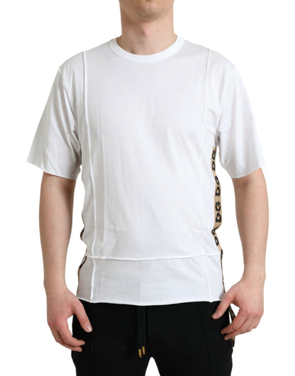 Dolce & Gabbana White Logo Crew Neck Short Sleeves T-shirt Dolce & Gabbana