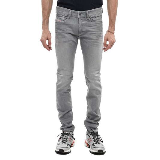 Diesel Gray Cotton Jeans & Pant Diesel