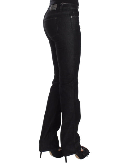 Ermanno Scervino Chic Black Slim Skinny Jeans Ermanno Scervino