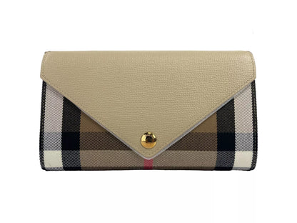 Burberry Hannah Small House Check Coca Leather Crossbody Bag Burberry