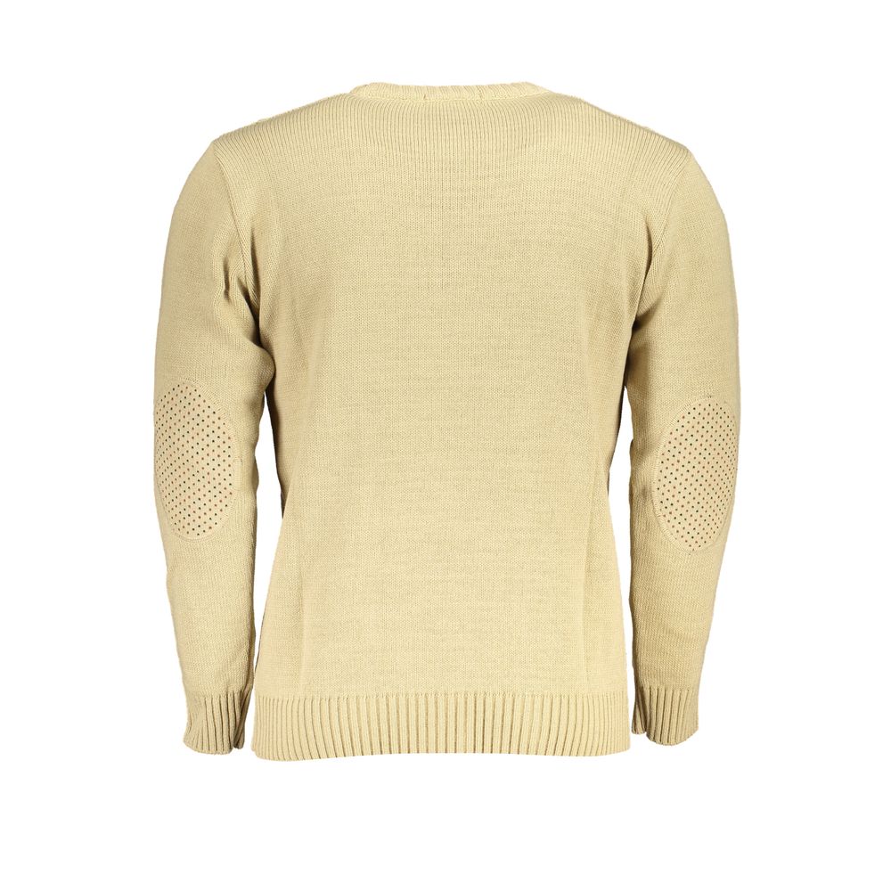 U.S. Grand Polo Beige Fabric Sweater U.S. Grand Polo