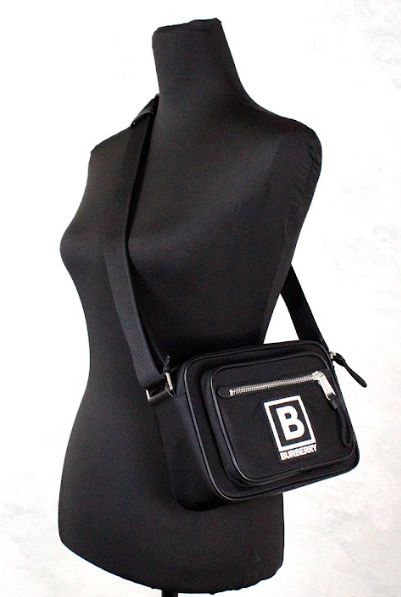 Burberry Paddy Small Black Nylon Logo Camera Belt Fanny Pack Bag Burberry