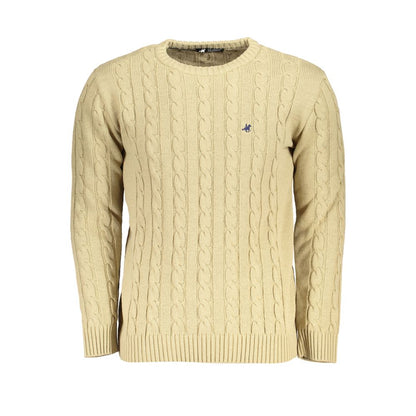 U.S. Grand Polo Beige Fabric Sweater U.S. Grand Polo