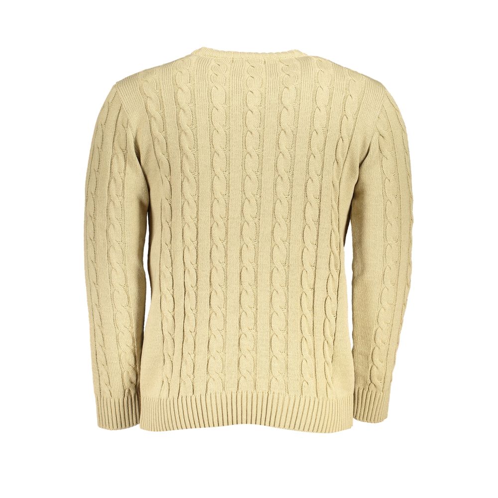 U.S. Grand Polo Beige Fabric Sweater U.S. Grand Polo