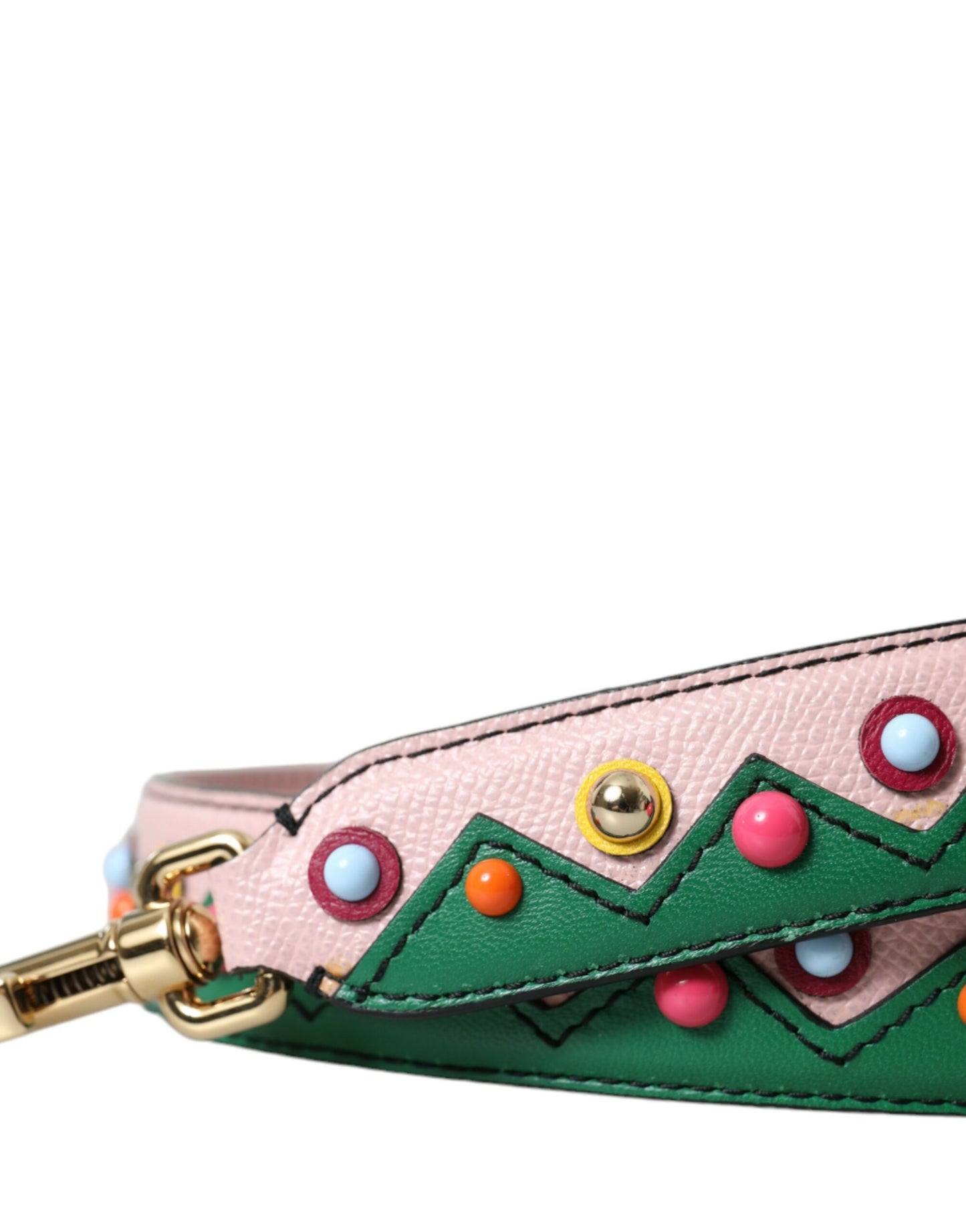 Dolce & Gabbana Pink Leather Handbag Accessory Shoulder Strap Dolce & Gabbana