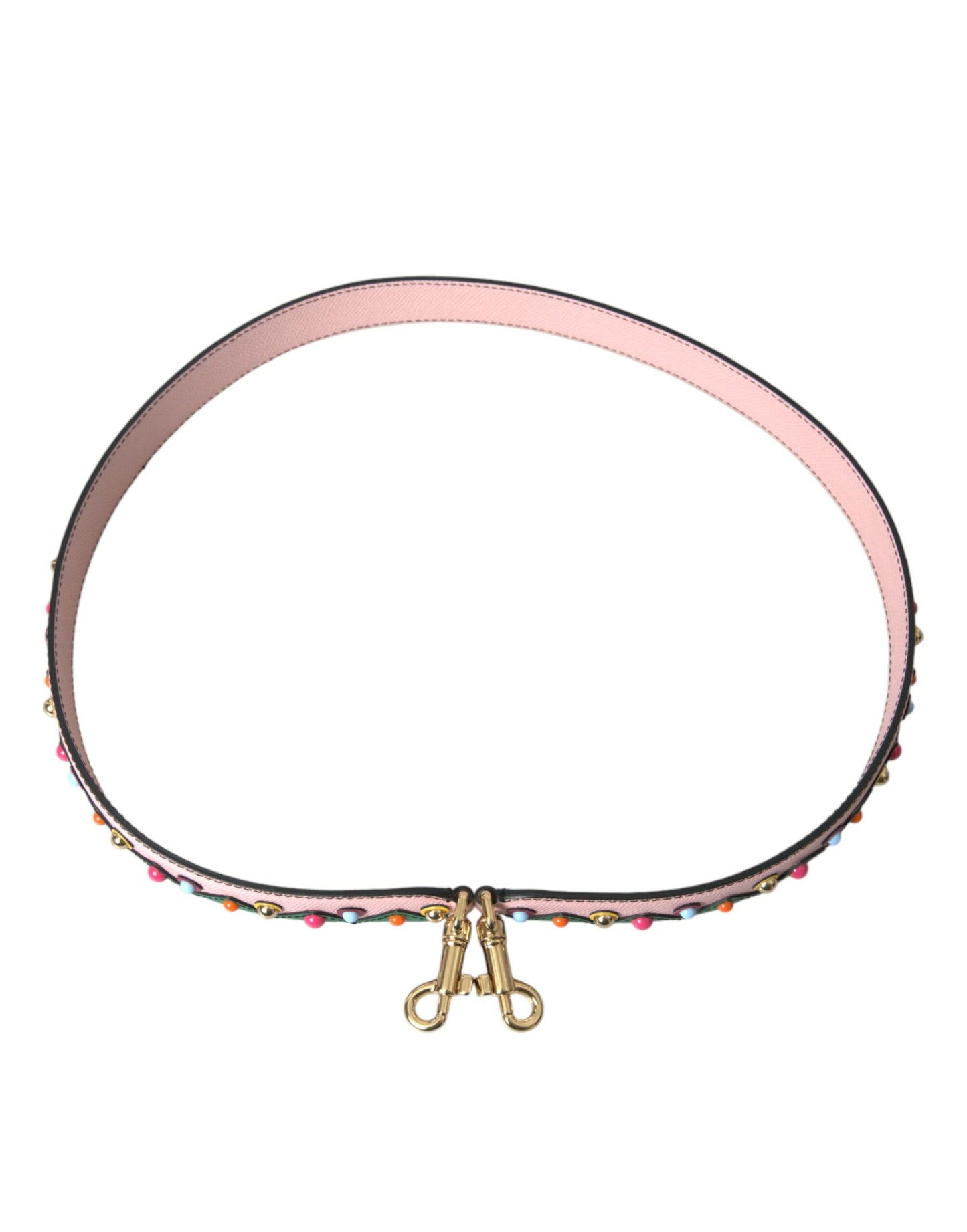 Dolce & Gabbana Pink Leather Handbag Accessory Shoulder Strap Dolce & Gabbana