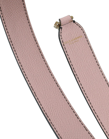 Dolce & Gabbana Pink Leather Handbag Accessory Shoulder Strap Dolce & Gabbana