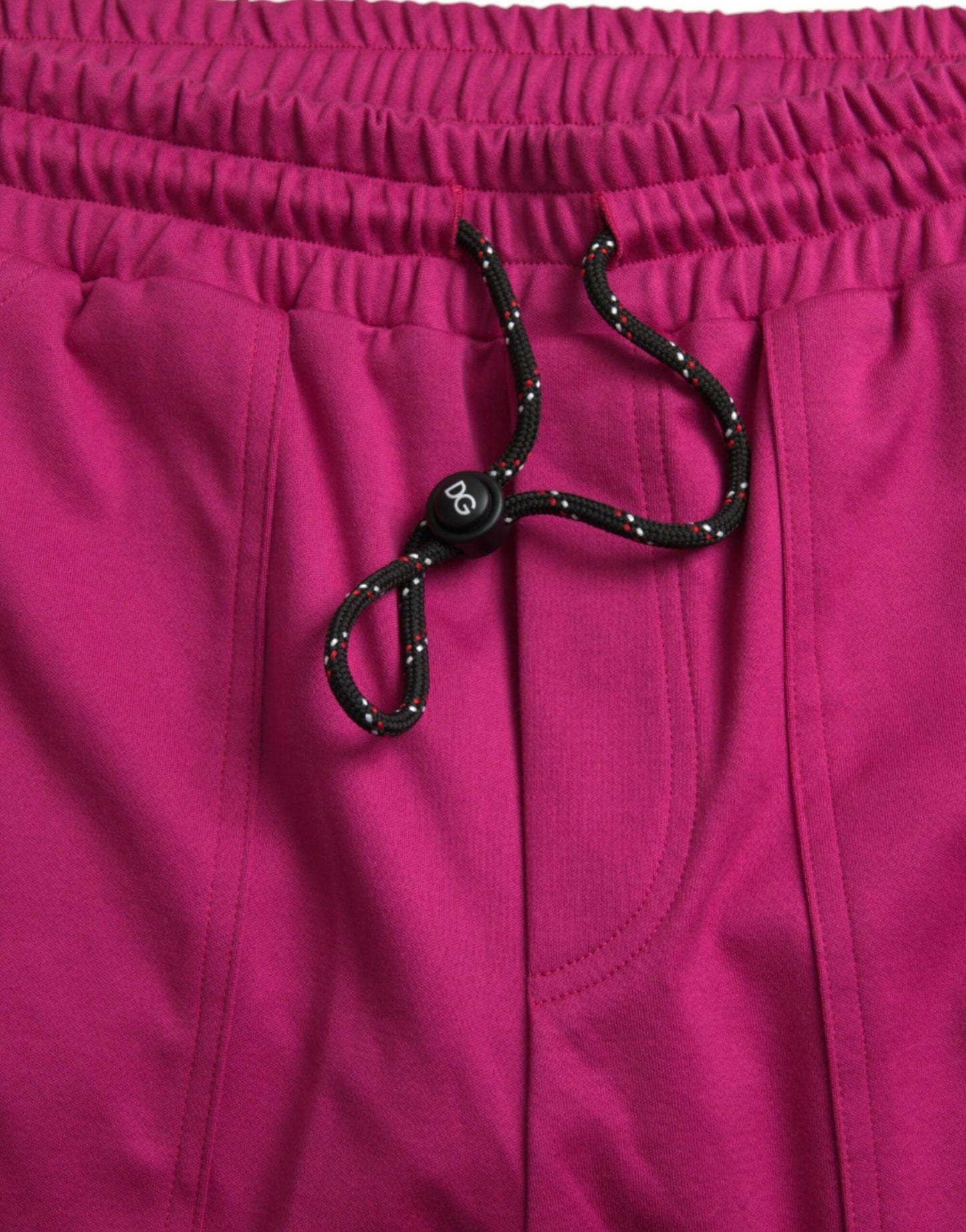 Dolce & Gabbana Pink Logo Cargo Cotton Jogger Sweatpants Pants Dolce & Gabbana