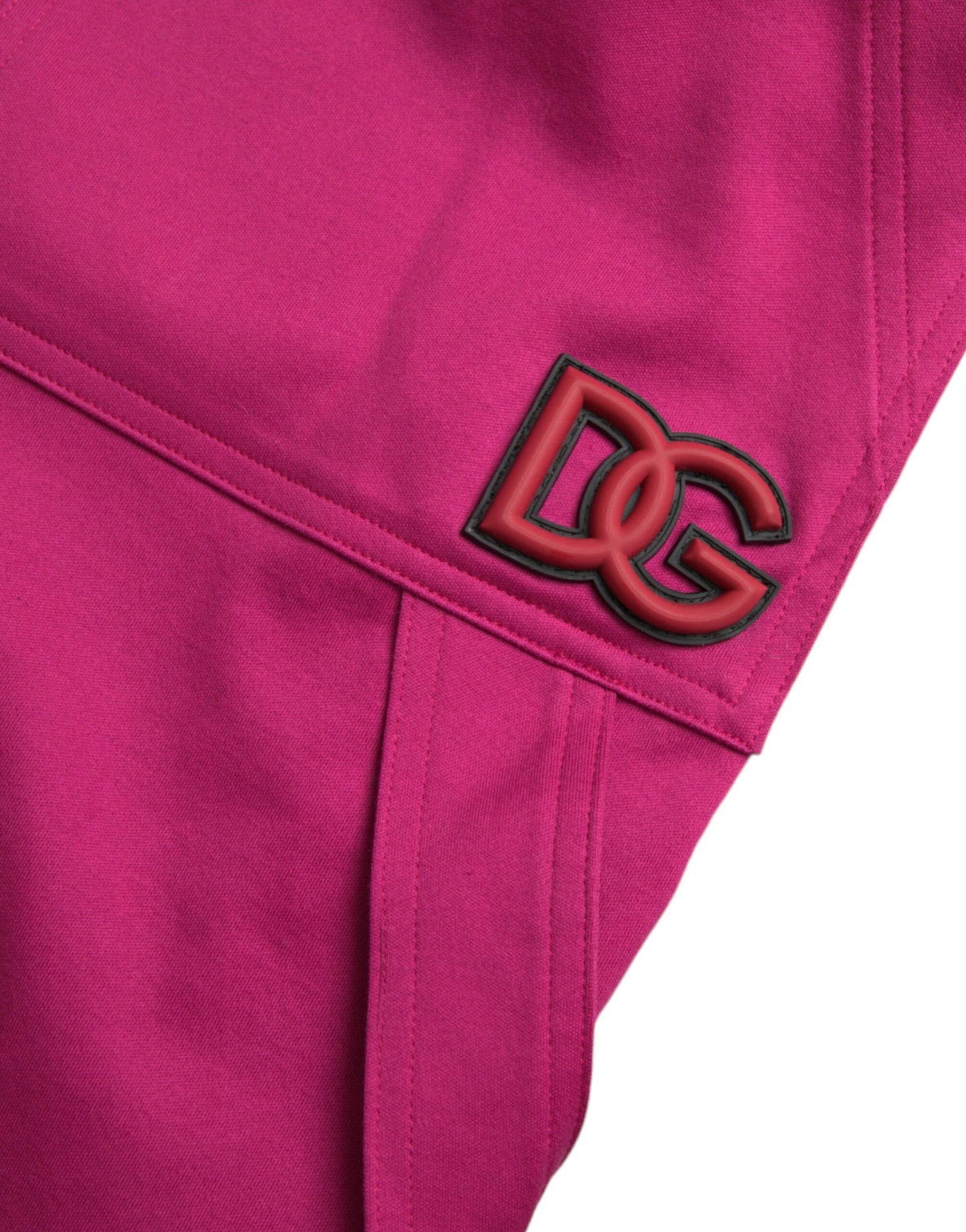 Dolce & Gabbana Pink Logo Cargo Cotton Jogger Sweatpants Pants Dolce & Gabbana