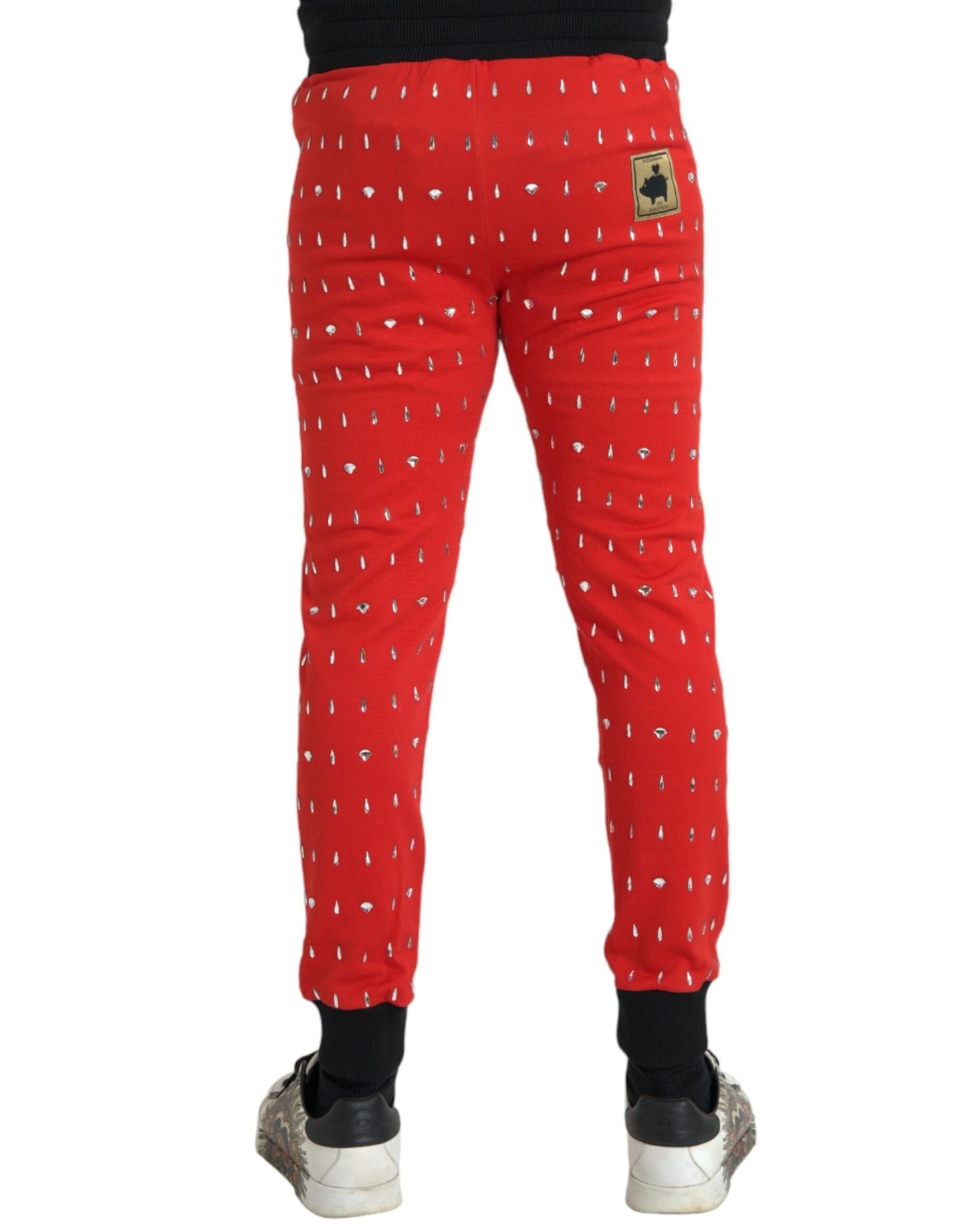 Dolce & Gabbana Red Year Of The Pig Jogger Sweatpants Pants Dolce & Gabbana