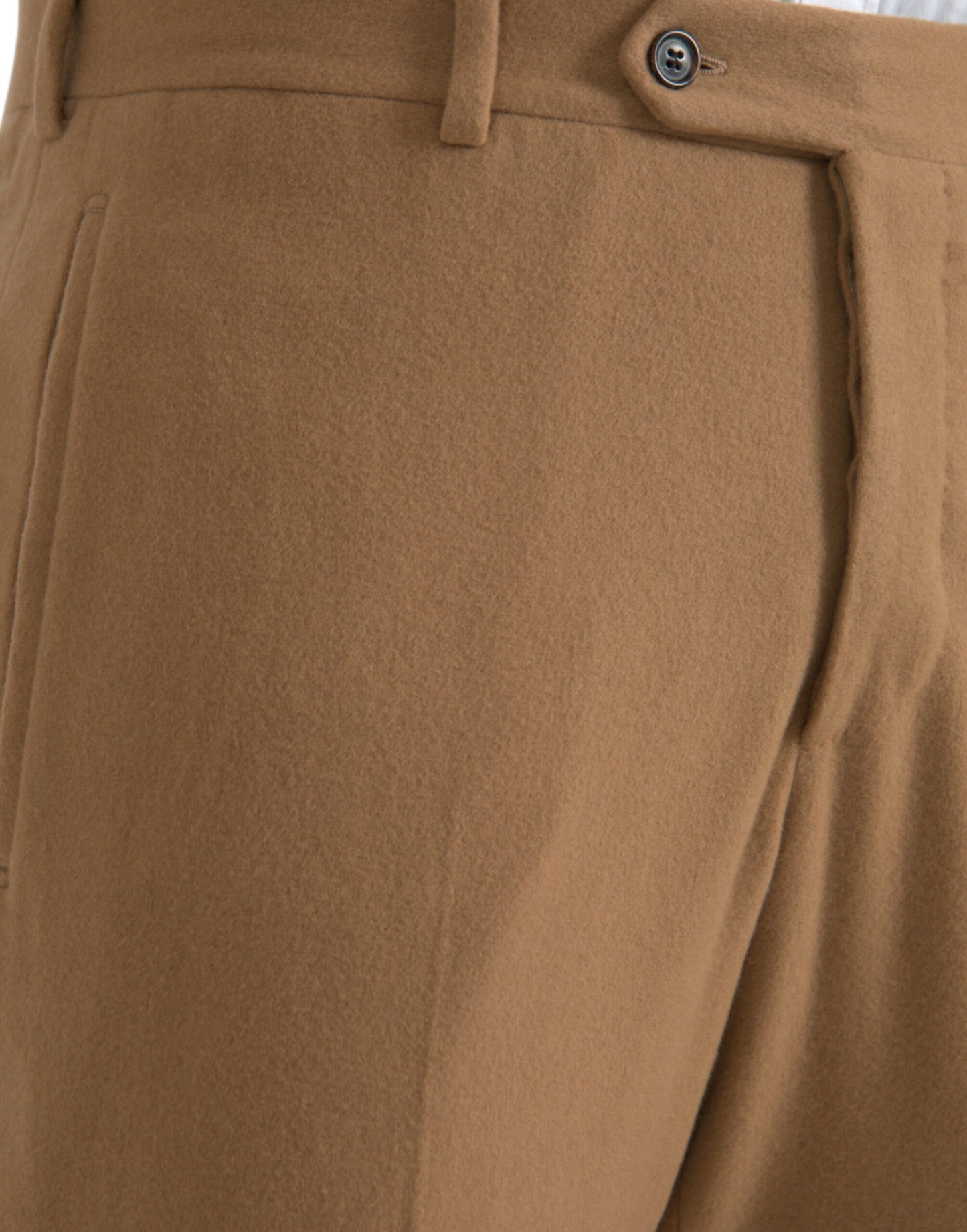 Prada Beige Cashmere Men Straight Fit Dress Pants Prada