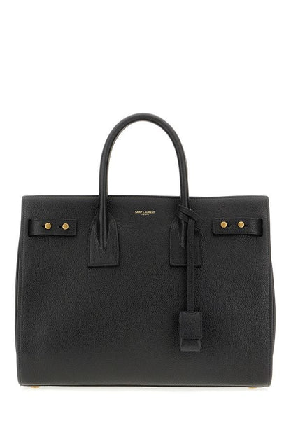 Saint Laurent Black Calf Leather Sac De Jour Handbag Saint Laurent