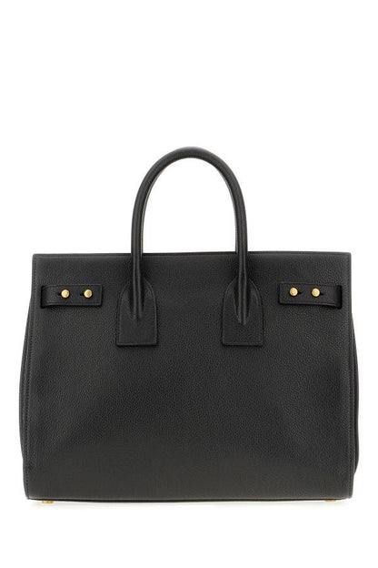 Saint Laurent Black Calf Leather Sac De Jour Handbag Saint Laurent