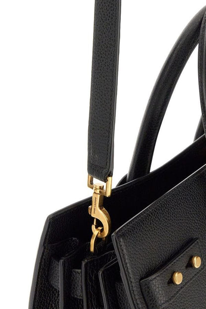 Saint Laurent Black Calf Leather Sac De Jour Handbag Saint Laurent