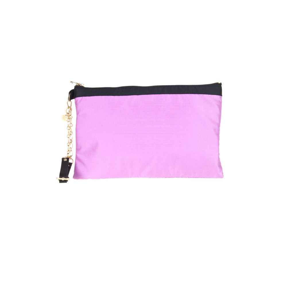 Patrizia Pepe Purple Silk Handbag Patrizia Pepe