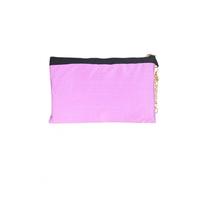 Patrizia Pepe Purple Silk Handbag Patrizia Pepe