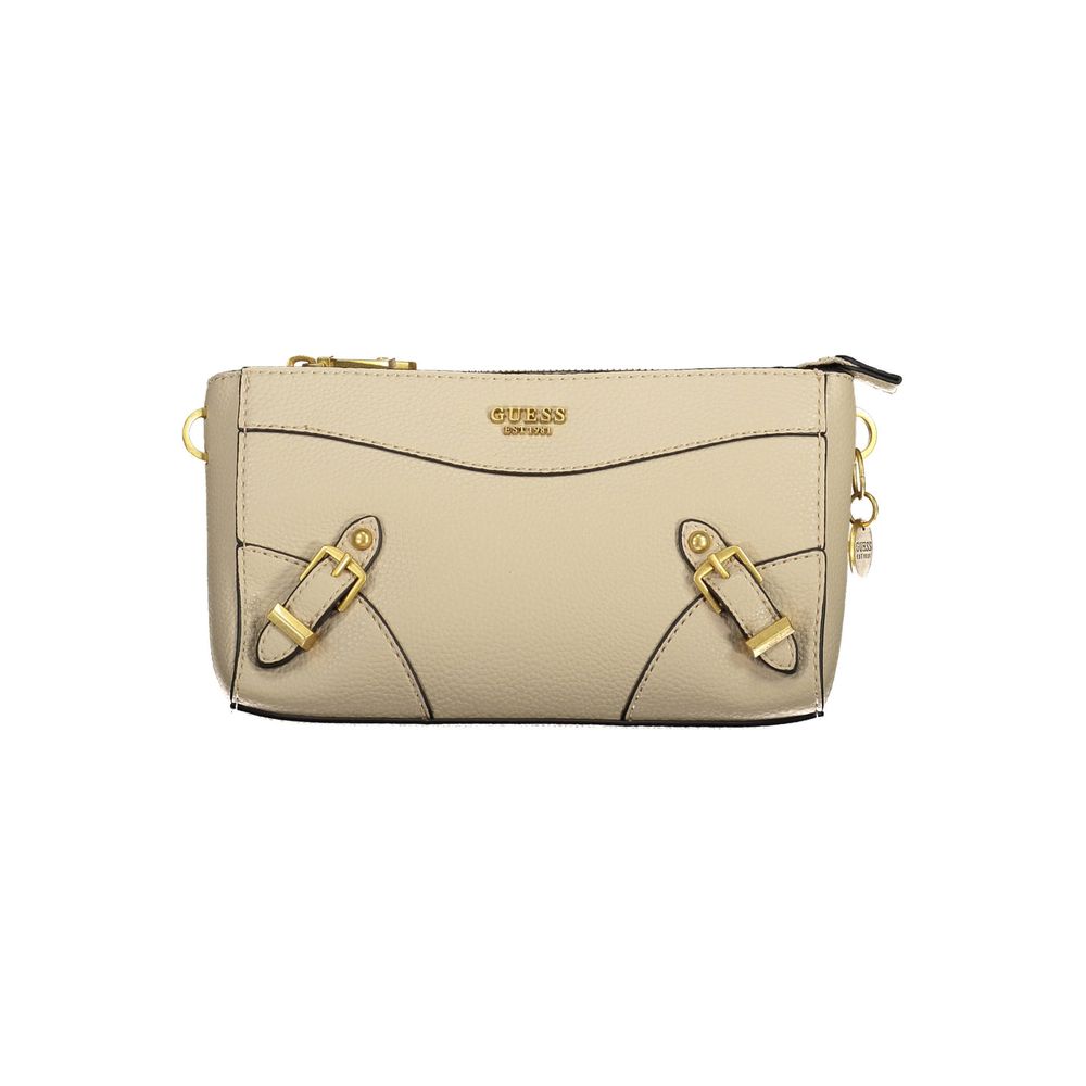 Guess Jeans Beige Polyethylene Handbag Guess Jeans