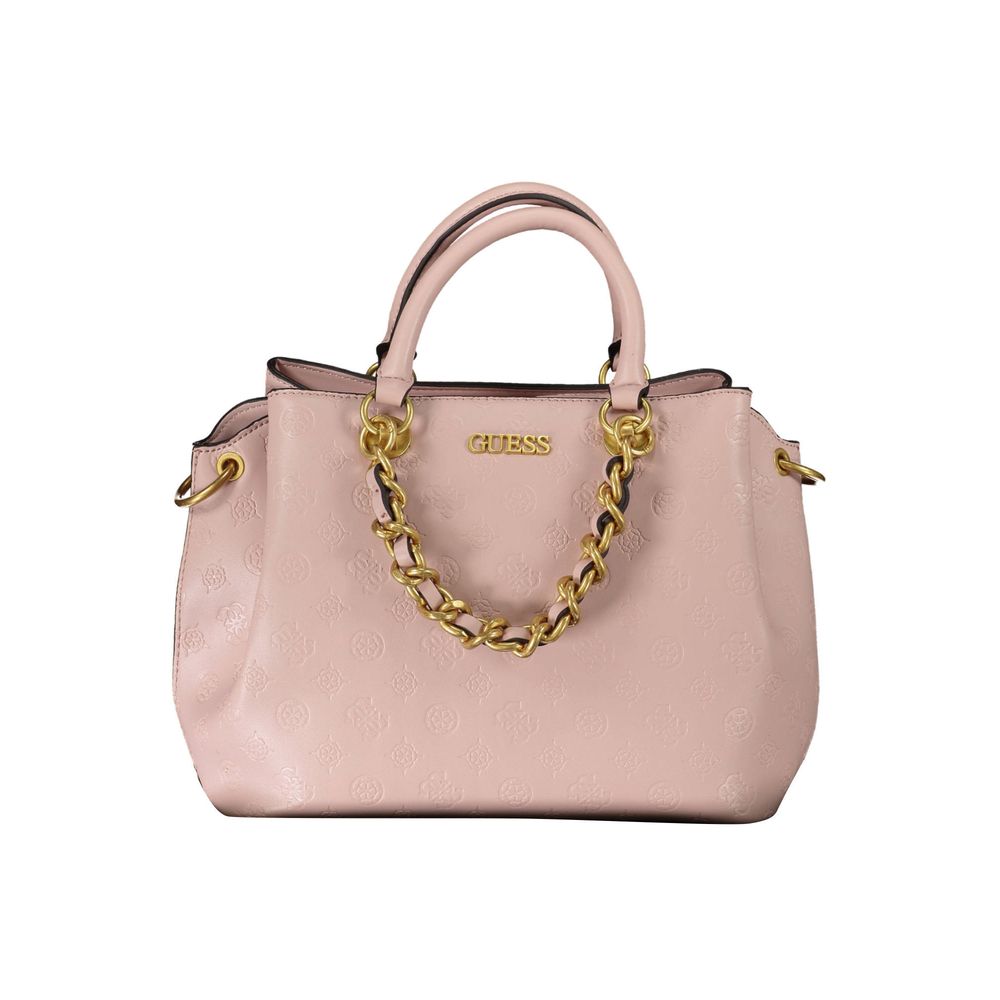 Guess Jeans Pink Polyethylene Handbag Guess Jeans