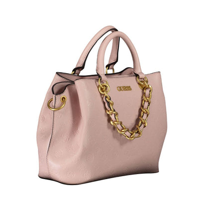 Guess Jeans Pink Polyethylene Handbag Guess Jeans