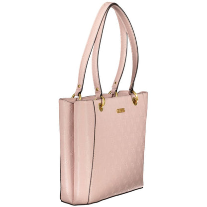 Guess Jeans Pink Polyethylene Handbag Guess Jeans