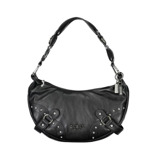 Guess Jeans Black Polyethylene Handbag Guess Jeans