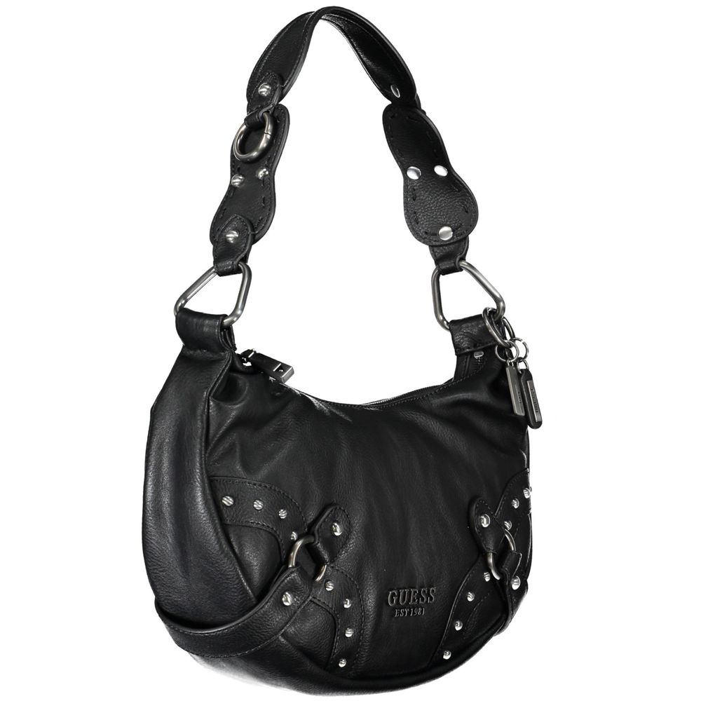 Guess Jeans Black Polyethylene Handbag Guess Jeans